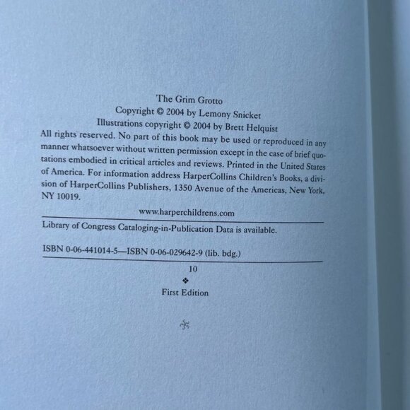 The Grim Grotto Lemony Snicket Book 11 A Series of Unfortunate Events u 2004 - Picture 9 of 11
